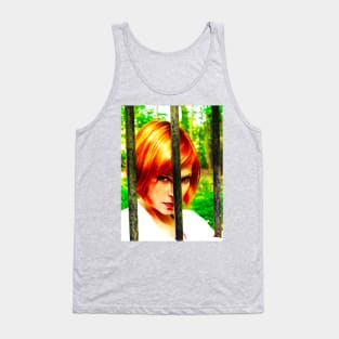 Beauty behind bars (color filter) Tank Top